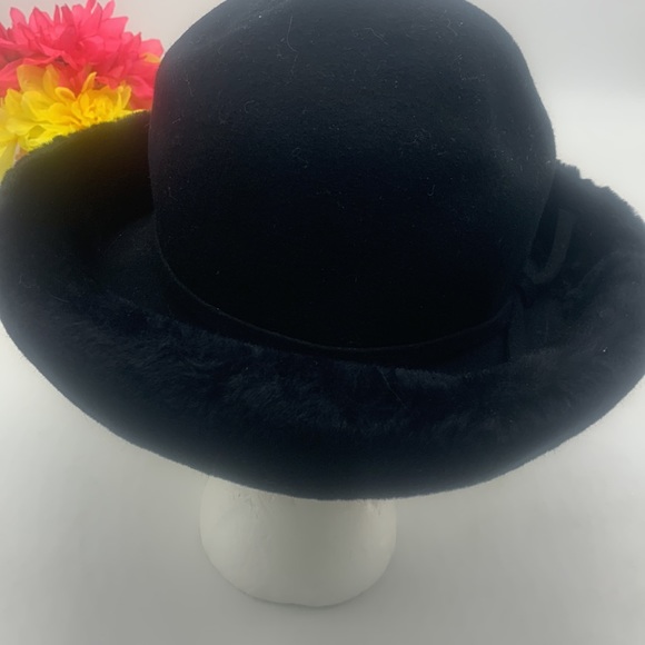 Betmar Vintage Black Wool Hat HT4367 - Picture 6 of 9